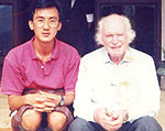 Kinley with Prof. Heinrich Harrer- Author of Seven Years in Tibet.